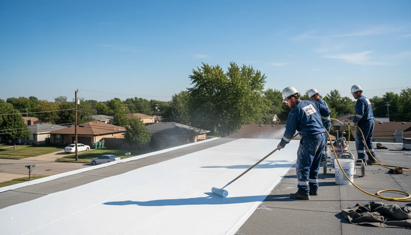 Commercial roof coating in Three Rivers, MI near me